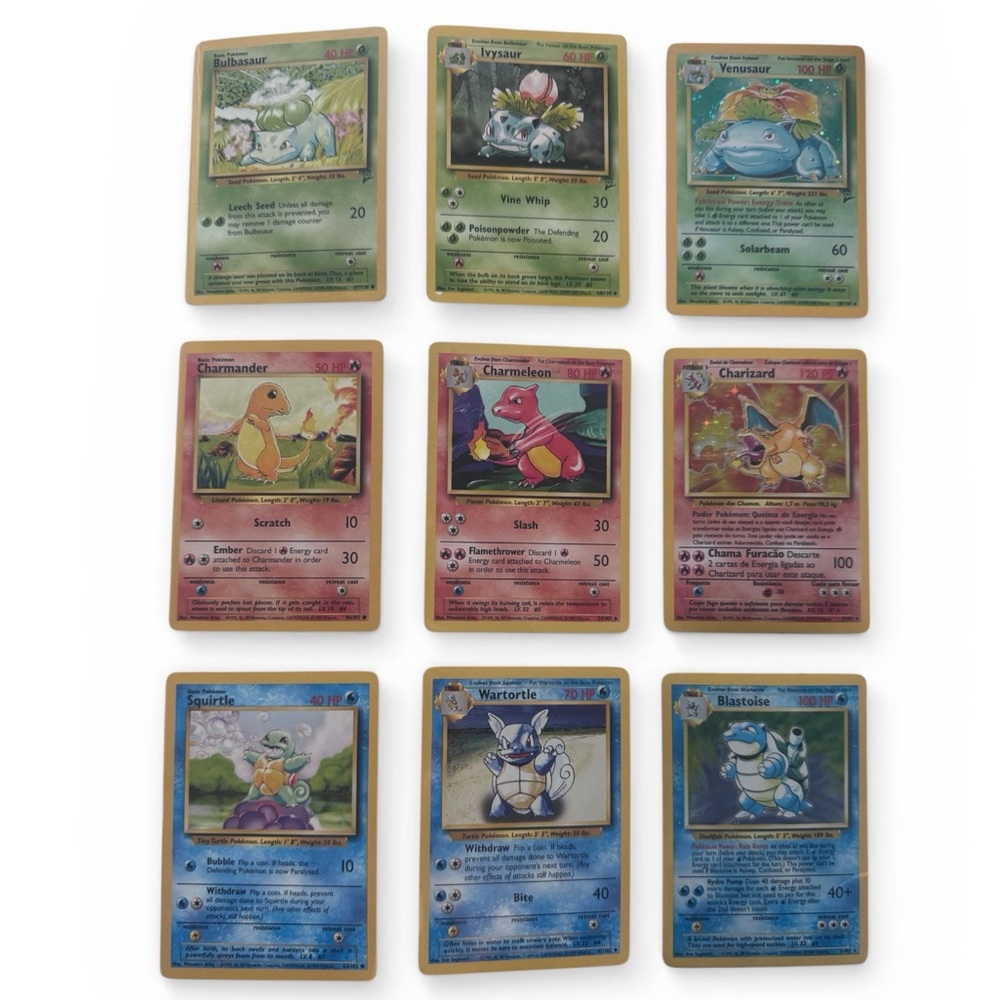 Vintage Pokémon Trading Cards